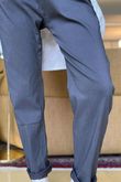 Made in Italy Luxury Smooth Magic Trouser Dark Grey 
